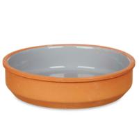 La Dehesa Tapas / Creme brulee schaaltjes - 4x stuks - terracotta/grijs - 16 x 4 cm - Hapjes