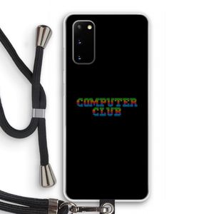 Retro: Samsung Galaxy S20 Transparant Hoesje met koord