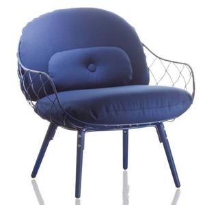 Magis Piña Low fauteuil blauw