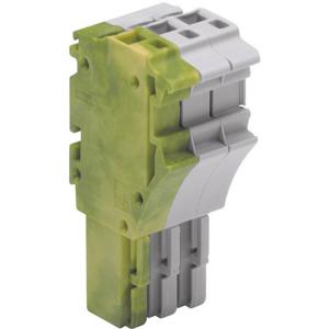 WAGO 2022-103/000-037 Connector, female Grijs, Groen, Geel 1 stuk(s)