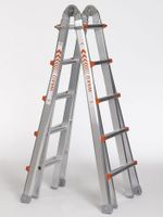 Waku Professionele telescopische vouwladder 4x5 treden Waku - 1413800102