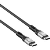 Manhattan 356381 USB-C-kabel Thunderbolt 3, Thunderbolt 4, USB 4.0 USB-C stekker 2 m Zwart 4K UHD, 8K UHD
