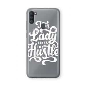 Hustle Lady: Samsung Galaxy A11 Transparant Hoesje
