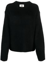 By Malene Birger pull en maille à col rond - Noir - thumbnail