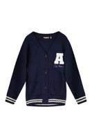 Like Flo Meisjes vest lang gebreid - Kaylee - Navy blauw