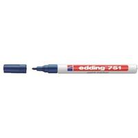 Paintmarker edding 751 oliebasis 1-2mm blauw