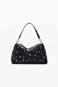 Handtas met studs - BLACK - U