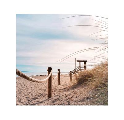 Buiten Canvas 58 x 58 cm Strand Touw - Annas collection
