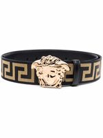 Versace ceinture Medusa en cuir - Noir