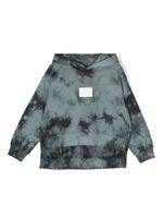 MM6 Maison Margiela Kids tie-dye cotton hoodie - Gris - thumbnail