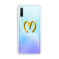 I'm lovin' you: Huawei P Smart Pro Transparant Hoesje