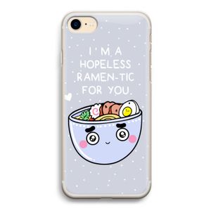 I'm A Hopeless Ramen-Tic For You: iPhone 7 Transparant Hoesje