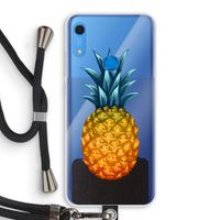 Grote ananas: Huawei Y6s Transparant Hoesje met koord