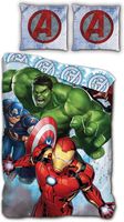 Marvel Avengers Dekbedovertrek Team - 140 x 200 cm - Flanel - thumbnail