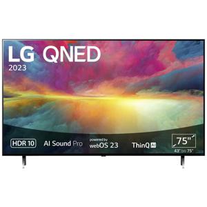 LG Electronics 75QNED756RA.AEU QLED-TV 190 cm 75 inch Energielabel D (A - G) CI+*, DVB-C, DVB-S2, DVB-T2, Nano Cell, Smart TV, UHD, WiFi Zwart