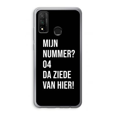 Da ziede van hier - Zwart: Huawei P Smart (2020) Transparant Hoesje
