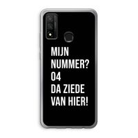 Da ziede van hier - Zwart: Huawei P Smart (2020) Transparant Hoesje