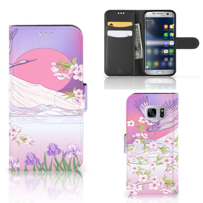 Samsung Galaxy S7 | Telefoonhoesje | Met pasjeshouder | Bird Flying
