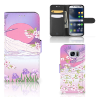 Samsung Galaxy S7 | Telefoonhoesje | Met pasjeshouder | Bird Flying