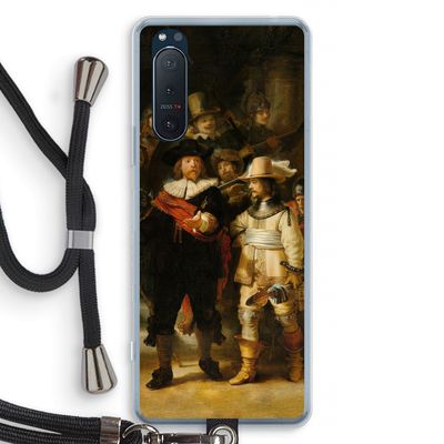 De Nachtwacht: Sony Xperia 5 II Transparant Hoesje met koord