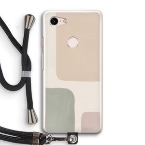 Geo #7: Pixel 3 Transparant Hoesje met koord