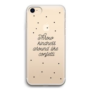 Confetti: iPhone 7 Transparant Hoesje