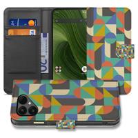 Funky Retro Design Fairphone 6 | Book Case with Pasjeshouder, Kunstleer Protection and Vibrant Patterns