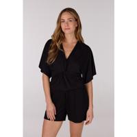 Jansen Amsterdam - Zwart | Dames | Top | Zwart | XXL | regular | Kamst mode