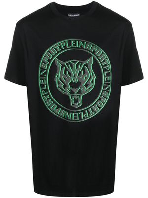 Plein Sport t-shirt à logo imprimé - Noir