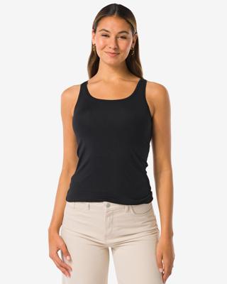 HEMA Damessinglet biologisch katoen zwart (zwart)