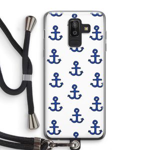 Ankers: Samsung Galaxy J8 (2018) Transparant Hoesje met koord