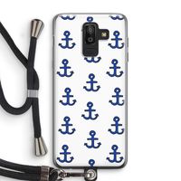 Ankers: Samsung Galaxy J8 (2018) Transparant Hoesje met koord