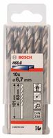 Bosch Accessoires Metaalboren HSS-G, Standard 6,7 x 63 x 101 mm 10st - 2608595336