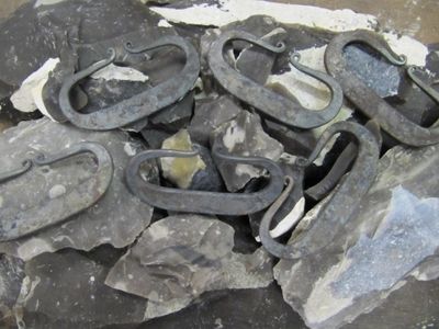 Vuurslag met vuursteen / Flint & steel