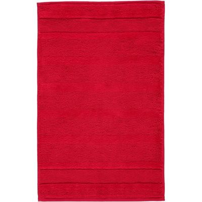 Cawö Cawö Noblesse2 Uni Gastendoekje 30x50 Rood