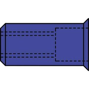 Gesipa 1433712 Popmoer (Ø x l) 7 mm x 12.5 mm M5 Staal 500 stuk(s)