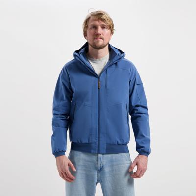 Travelin' Men - Waterproof jack - Blauw - Maat XL
