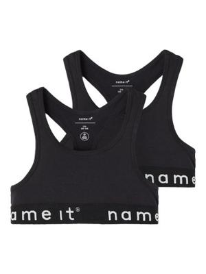 Name it winter ondergoed meisjes - zwart - 2p top - NkfShort