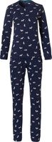 Blauwe katoenen pyjama hondjes - thumbnail