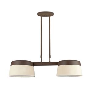 Sac bruin met beige plafondlamp 2L