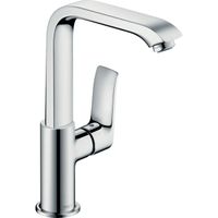 Hansgrohe Metris wastafelkraan met hoge draaibare uitloop chroom 31187000 - thumbnail