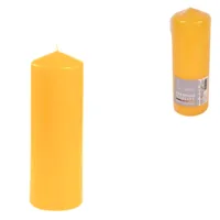 Gala stompkaars geel 6,8 x 20 cm | 12 stuks