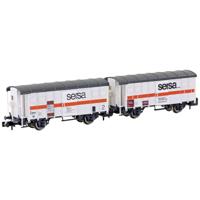 Hobbytrain H24253 N 2-delige set spoorwagons K3 van de SERSA