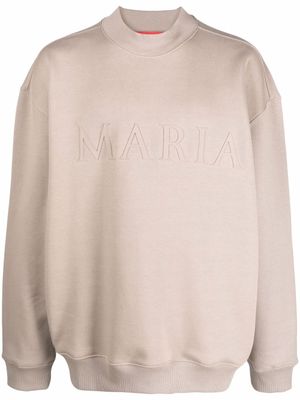 032c sweat à motif Maria embossé - Tons neutres