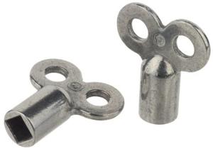 Kirchhoff Ontluchtingssleutel, 5 mm, voor radiator, vierkant (2x) - 988552013