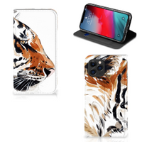 Bookcase Apple iPhone 11 Pro Watercolor Tiger - thumbnail