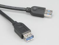 Akasa USB 3.0 cable Ext USB-kabel 1,5 m Zwart