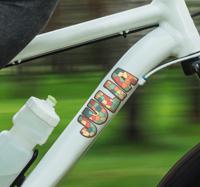 Fietssticker tekening gepersonaliseerde naam