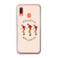 Jingle Ladies: Samsung Galaxy A20e Transparant Hoesje