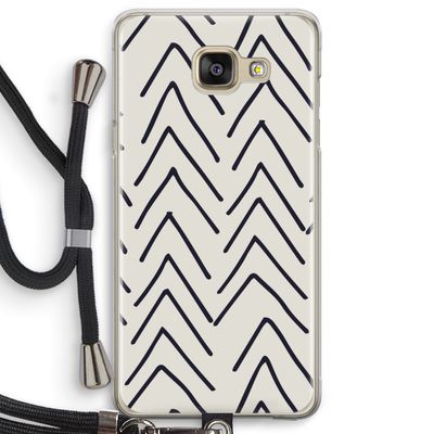 Marrakech Arrows: Samsung Galaxy A5 (2016) Transparant Hoesje met koord